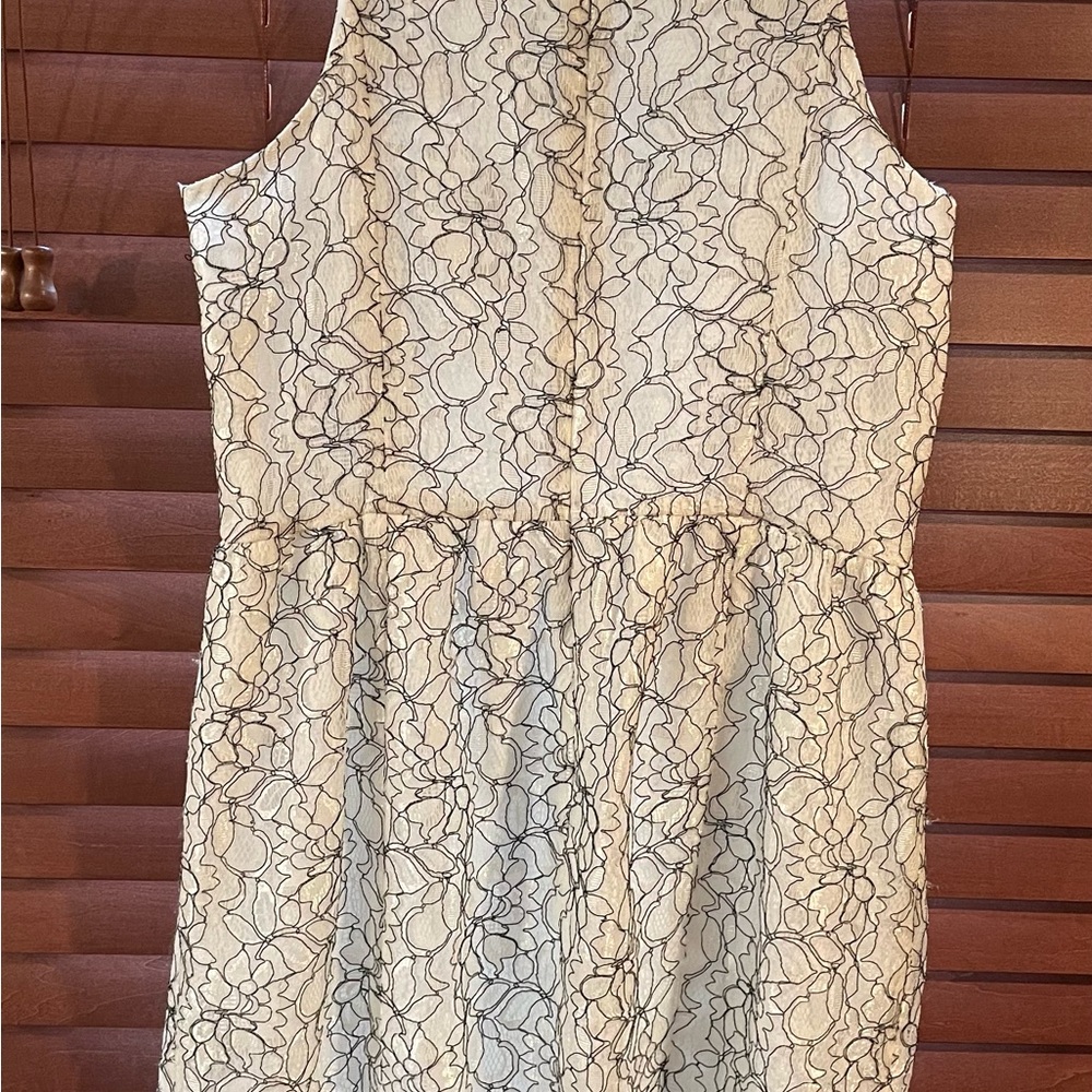 Cynthia Steffens white with black stitching design